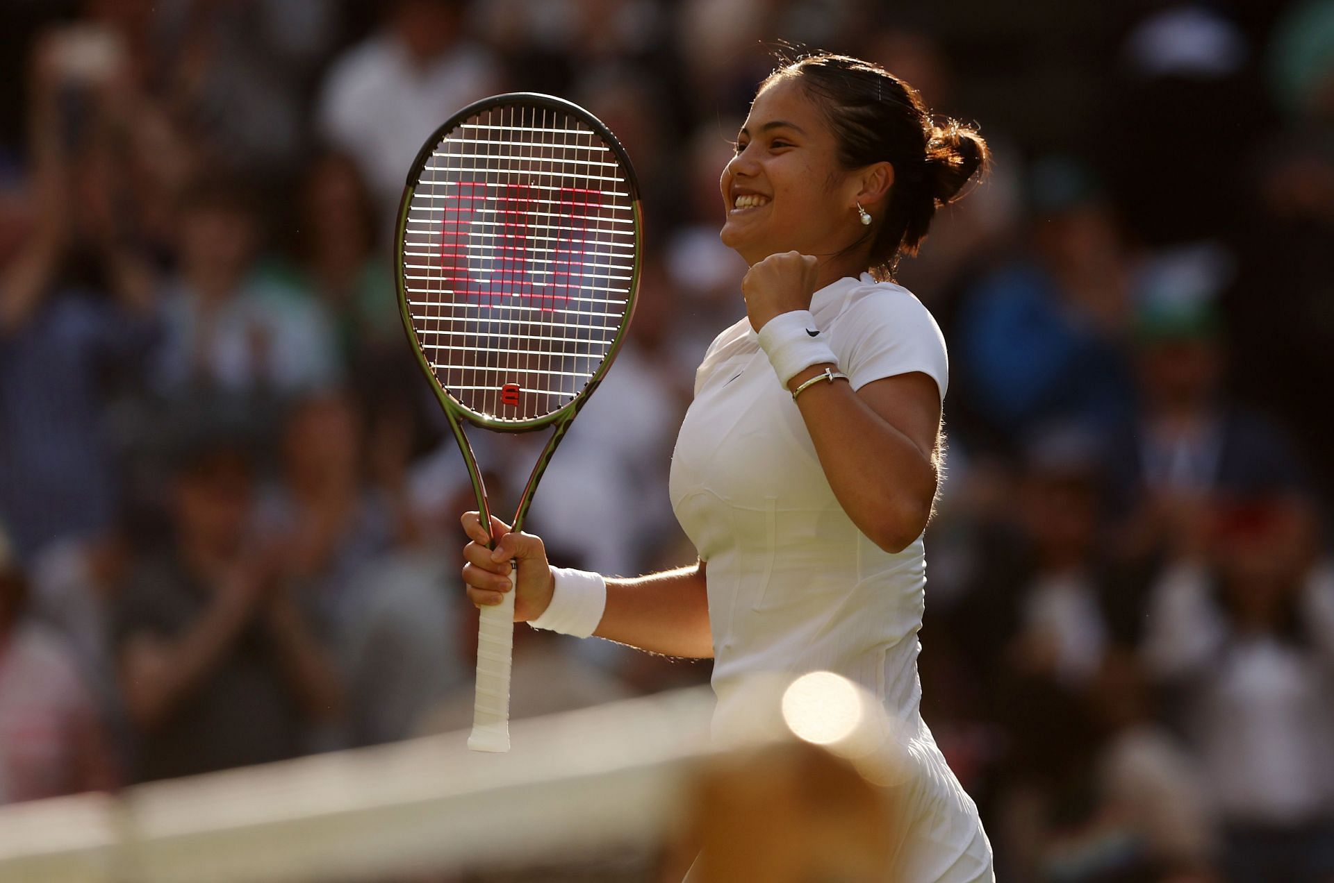 Emma Raducanu at the 2022 Wimbledon Championships