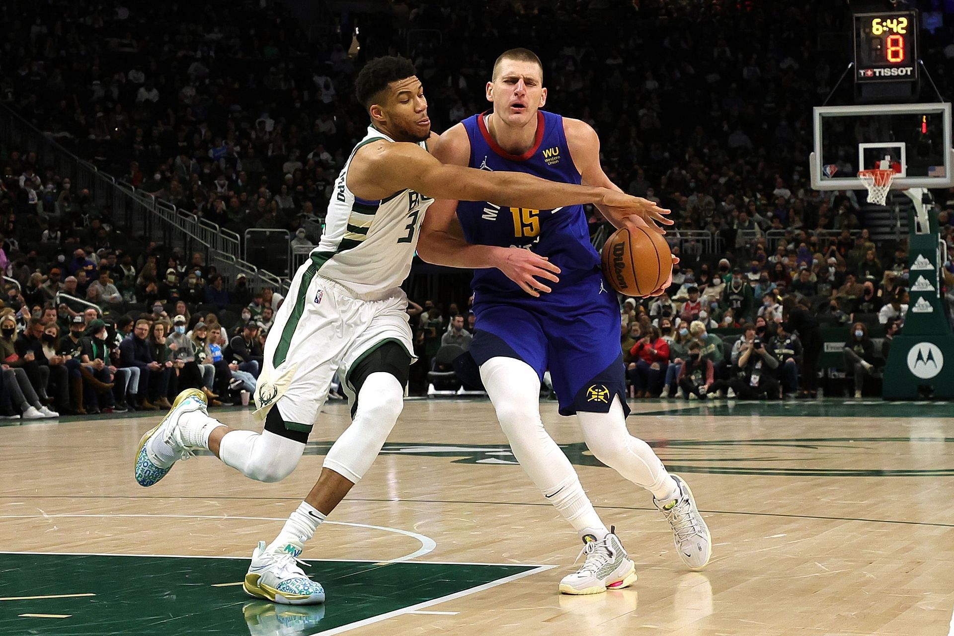 Giannis Antetokounmpo and Nikola Jokic