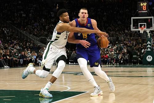 Giannis Antetokounmpo and Nikola Jokic