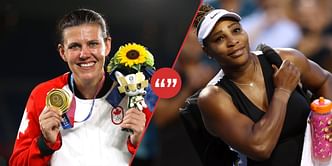 “She's potentially the greatest female athlete of all time; the way she's conducted herself through this transition, it's like with grace” - NWSL star and Olympic champion Christine Sinclair on Serena Williams
