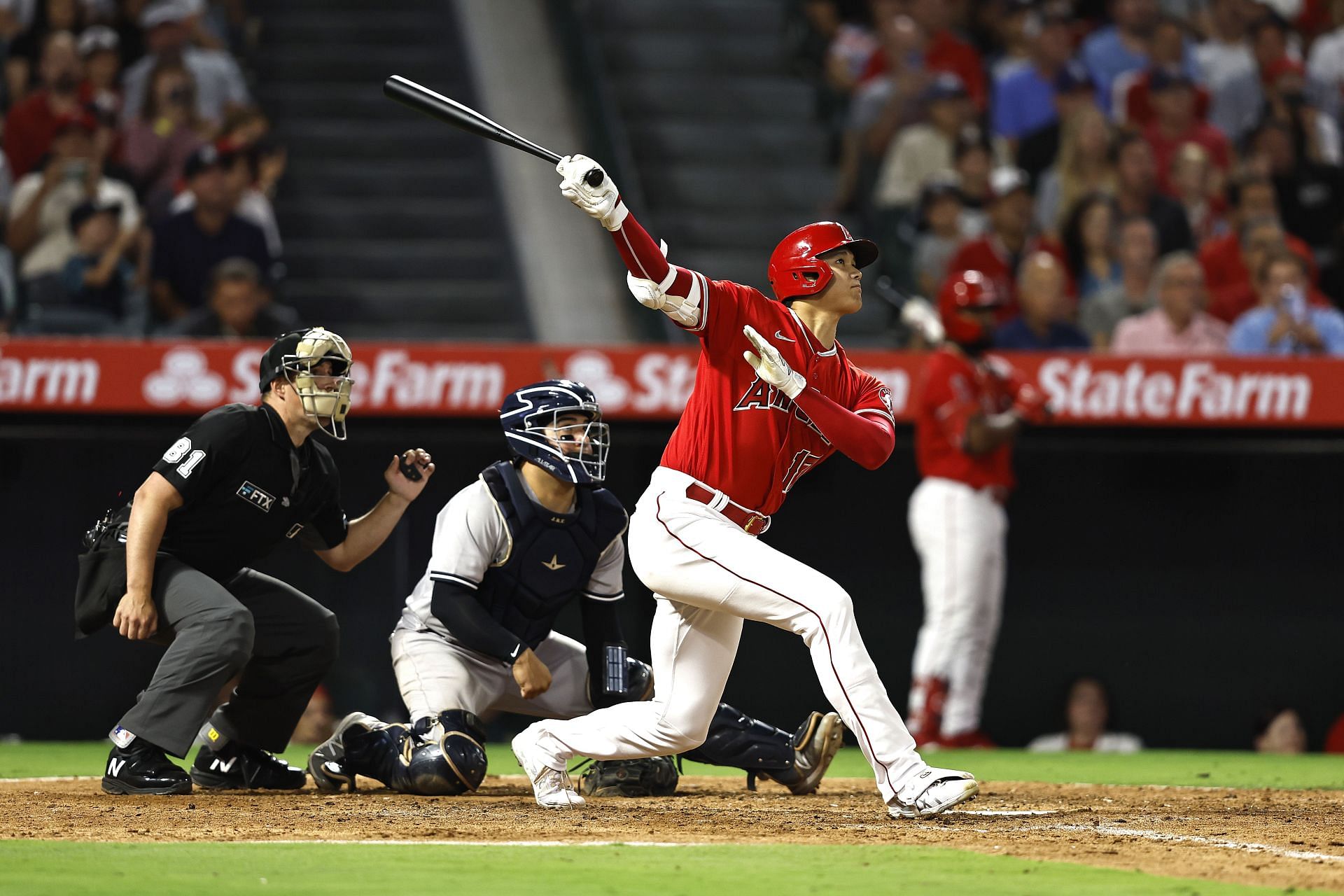 Shohei Ohtani challenging Aaron Judge's AL home run record