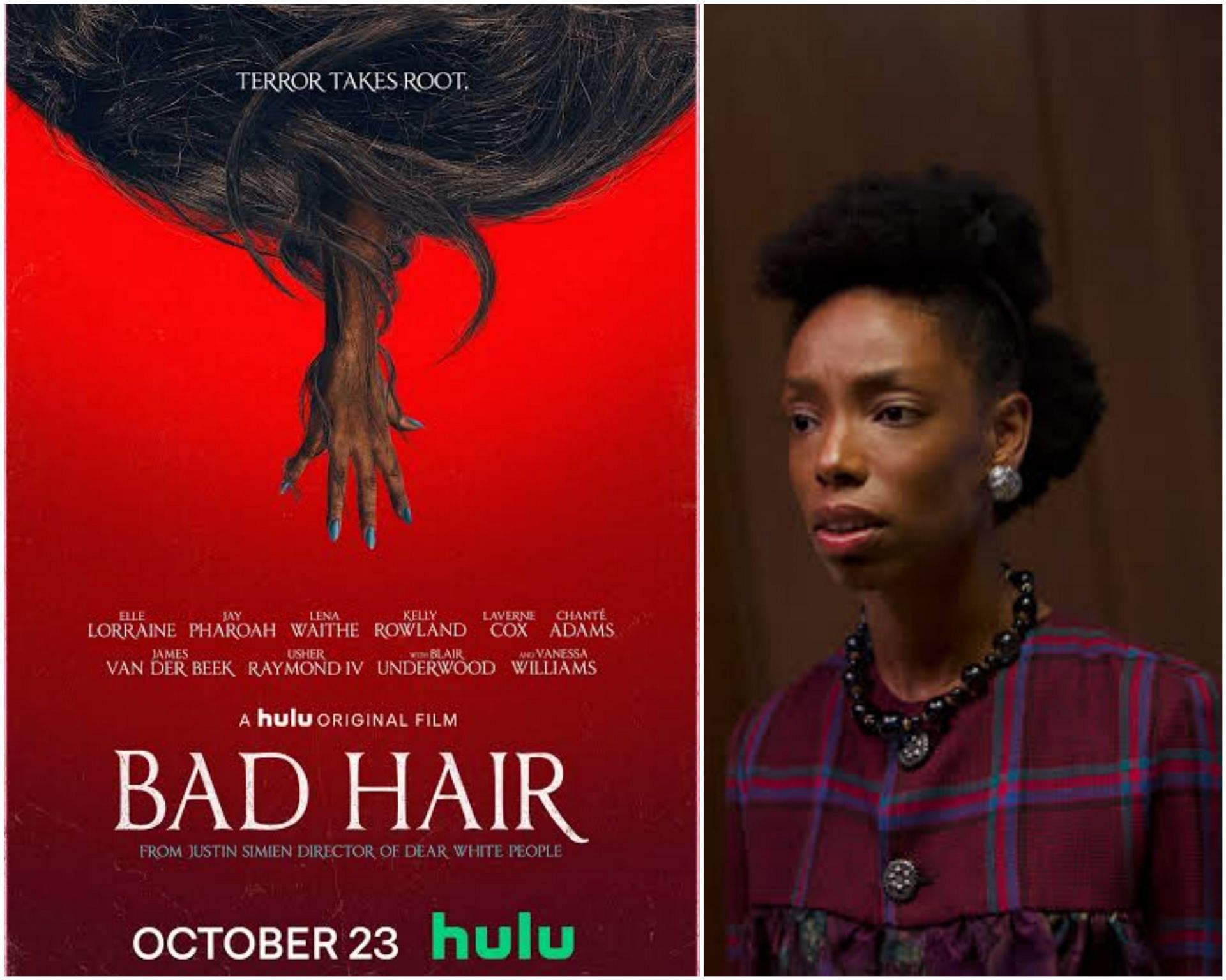 Hulu&#039;s Bad Hair (Images via IMDb)