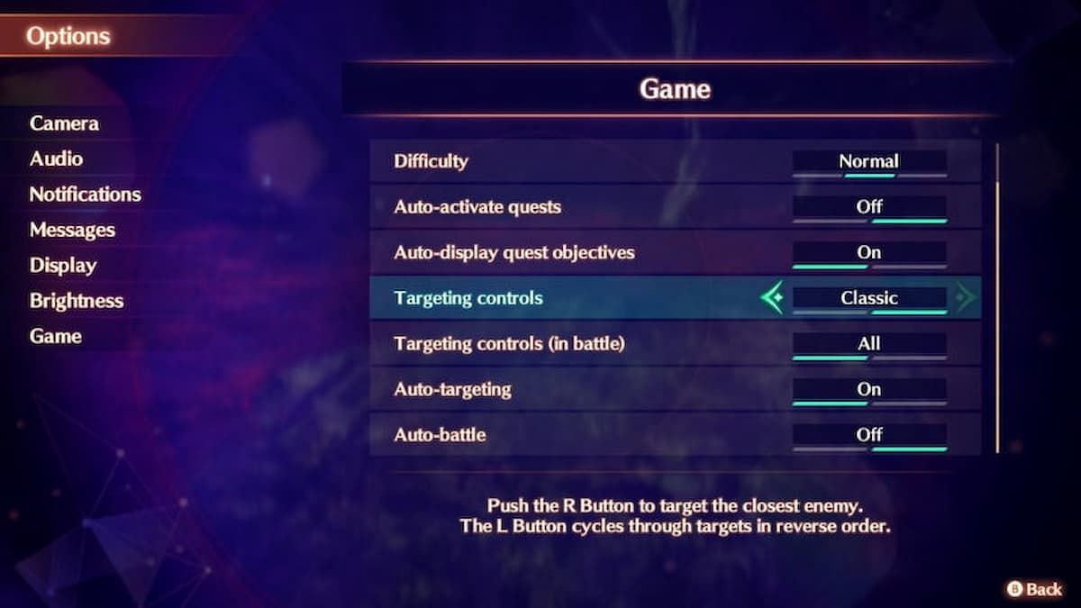 There&#039;s a lot of settings that players can mess with in Xenoblade Chronicles 3 (Image via Nintendo)