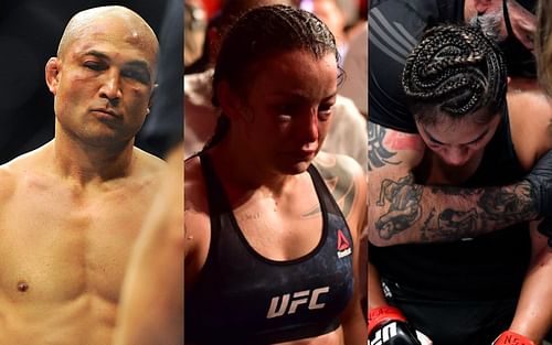 BJ Penn, Raquel Pennington, and Cynthia Calvillo