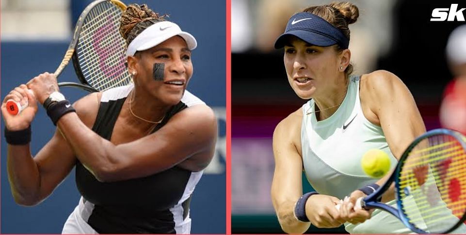 Belinda Bencic (R) will take on Serena Williams in the second round of the Canadian Open