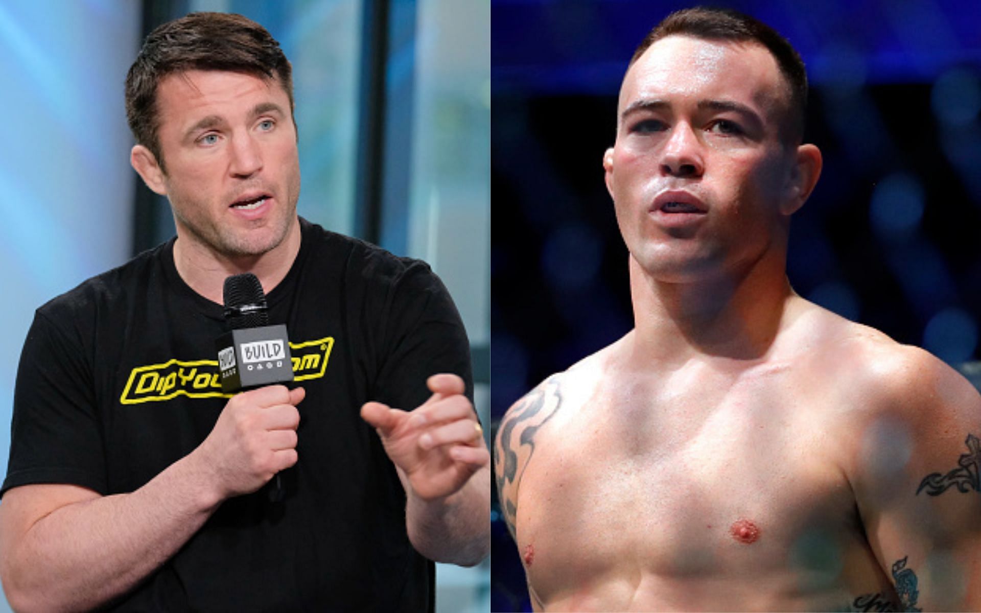 Chael Sonnen (left) and Colby Covington (right)(Images via Getty)