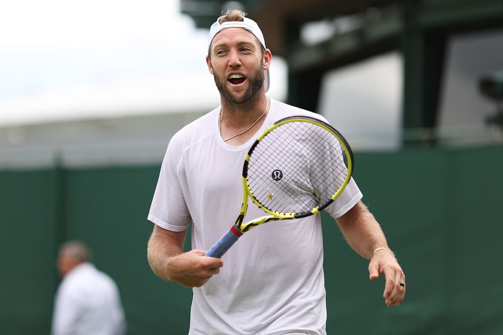 Jack Sock at the 2022 Wimbledon Championships.