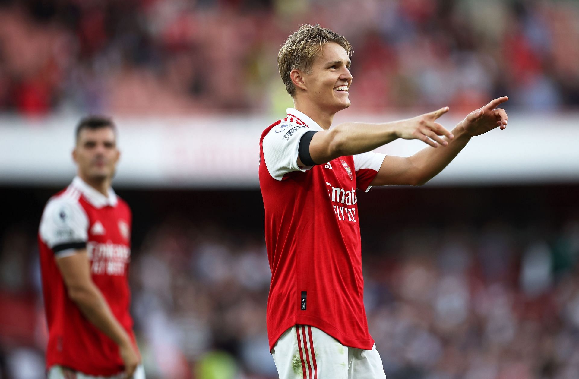 The Norwegian has been a shining light for the Gunners so far this season.