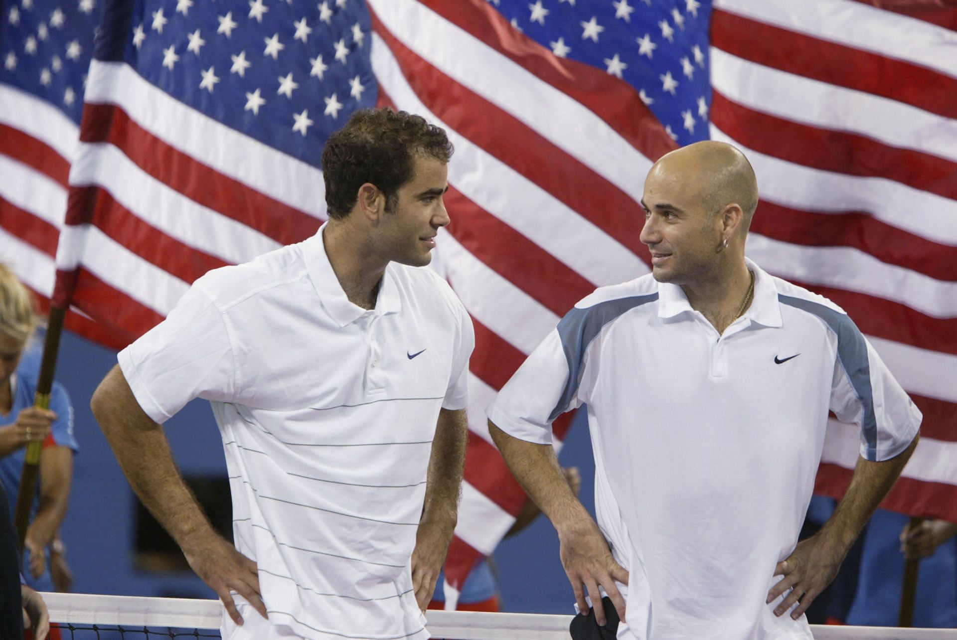 Pete Sampras and Andre Agassi