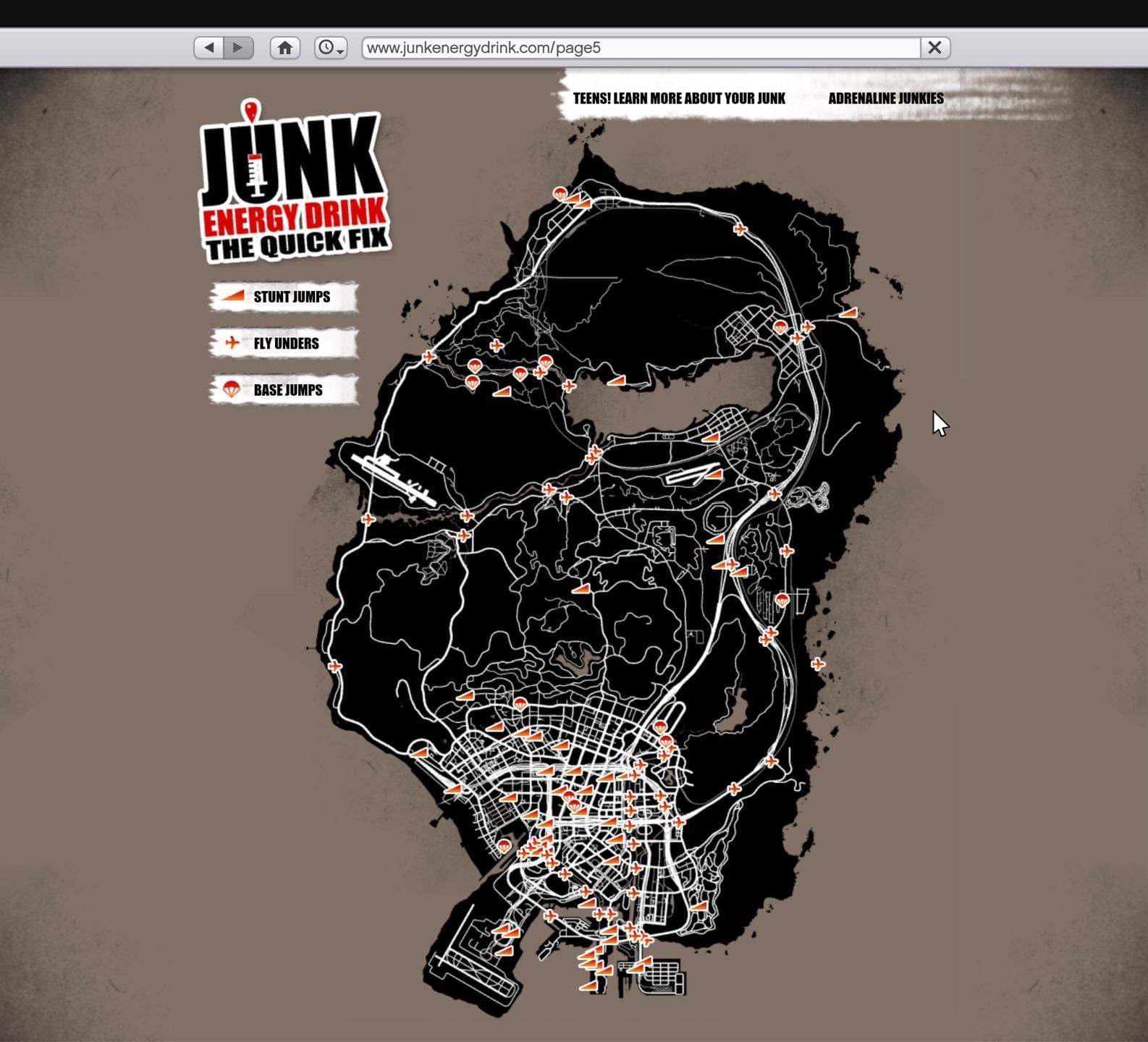 Stunt Jumps in GTA 5