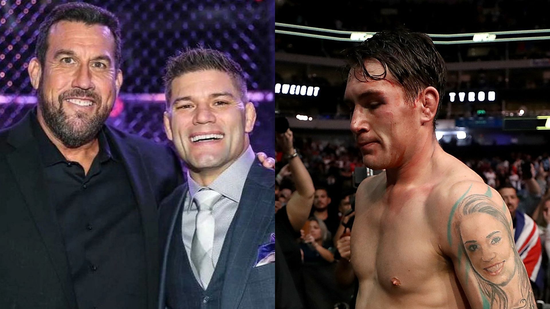 Josh Thomson and John McCarthy picked Sean Strickland as a potential opponent for the returning Darren Till [via Instagram @therealpunk, Getty]