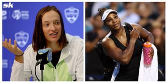 "I just wanted to say 'Hi' a few times, but it's tough because she always has so many people around her and I am pretty shy" - Iga Swiatek on being socially awkward around Serena Williams
