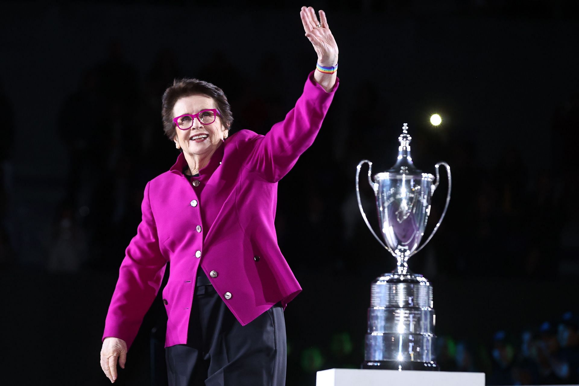 Billie Jean King at the 2021 WTA Finals