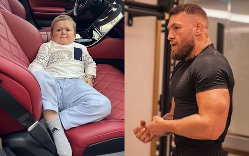 Hasbulla Magomedov (left), Conor McGregor (right) [Images courtesy: @hasbulla_ and @thenotoriousmma via Instagram]