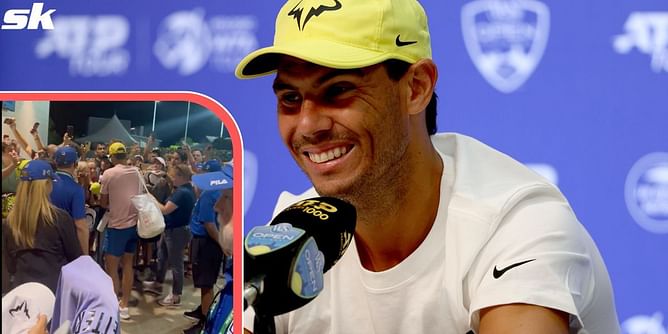 Watch: Rafael Nadal greets fans on his way out after losing in Cincinnati R2