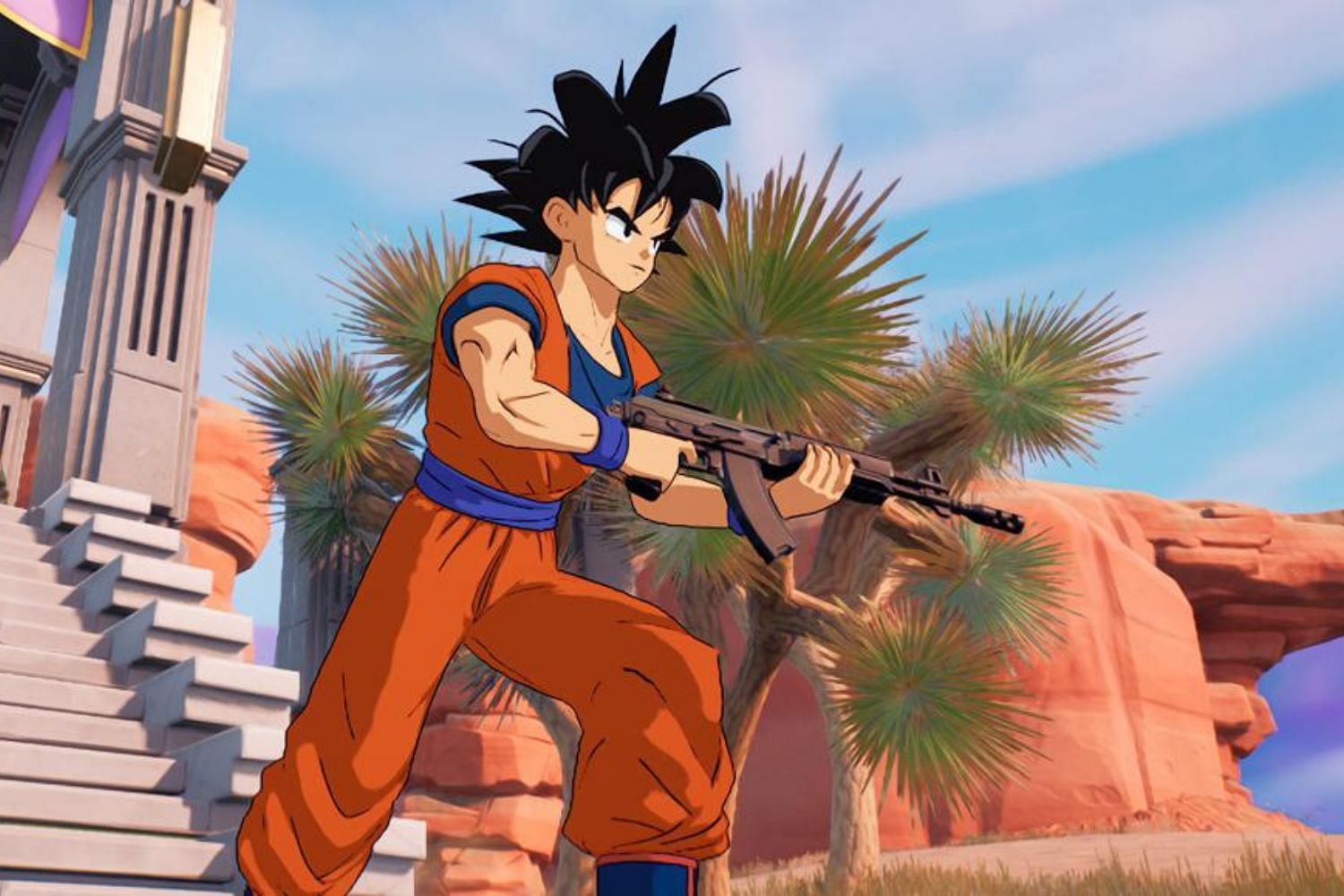 Son Goku has become one of the most popular Fortnite skins in a short period of time (Image via Epic Games)