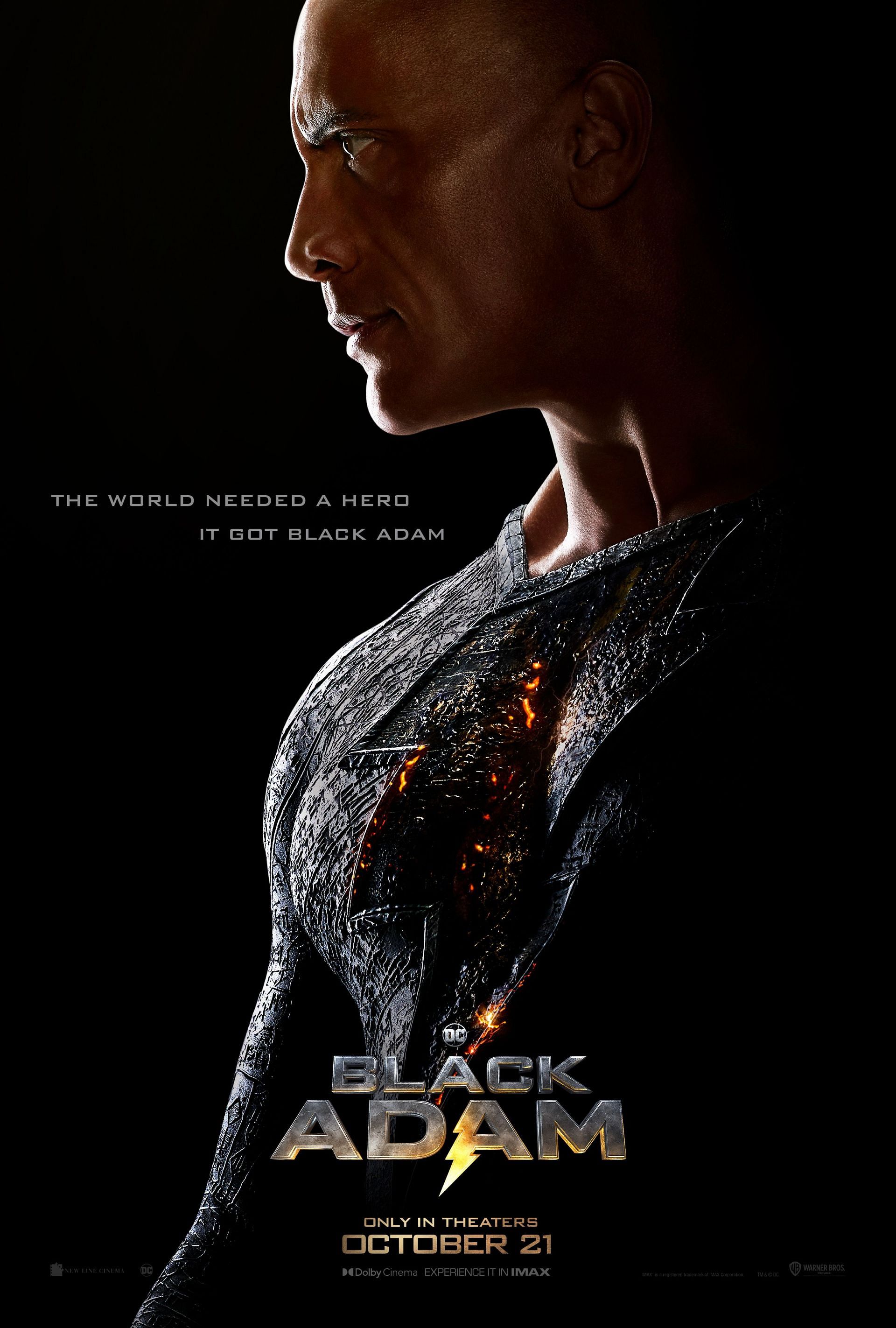 The official poster of Black Adam (Image via IMDb)