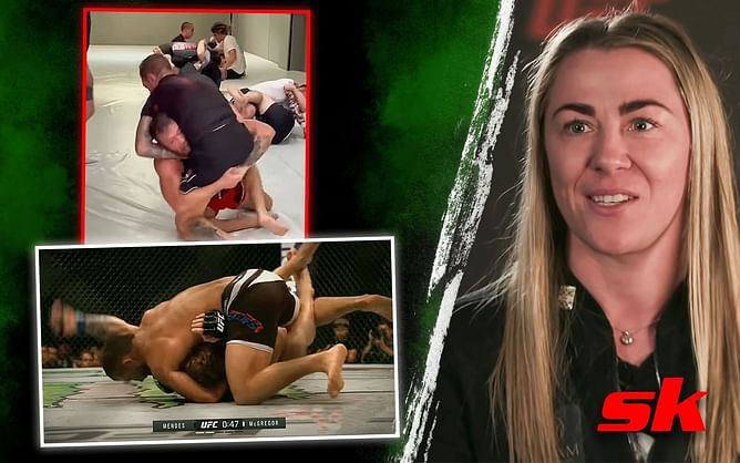The Chad Mendes escape at the end - Molly McCann and fans react to Conor McGregor's impressive new grappling footage