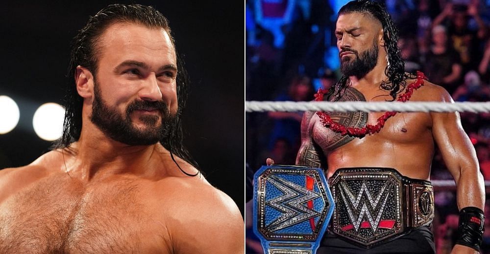 Drew McIntyre and The Tribal Chief Roman Reigns