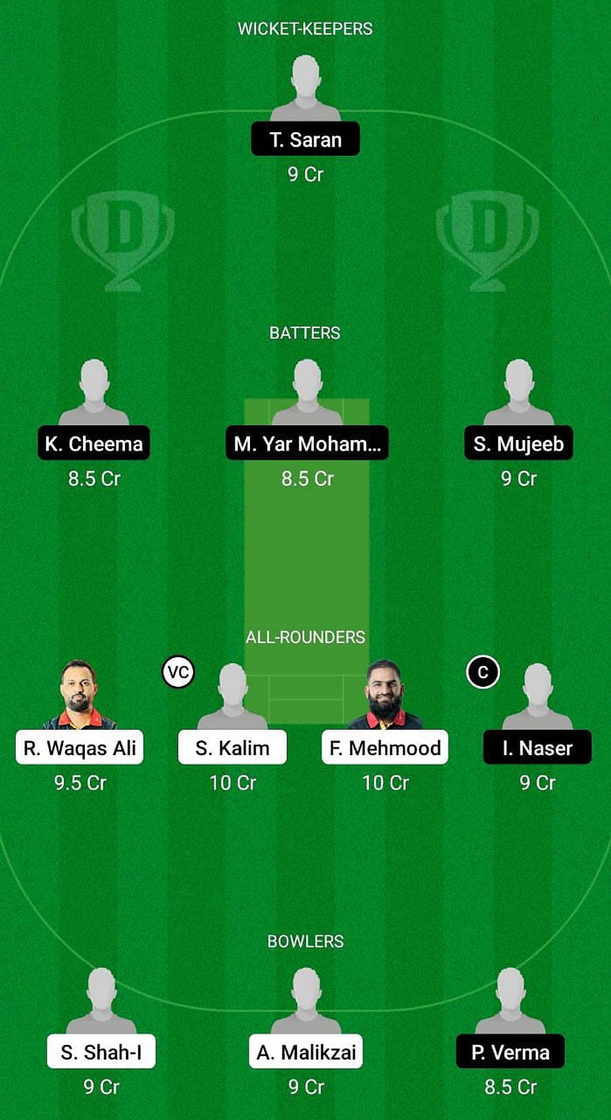 OEX vs MECC Head to Head Team.