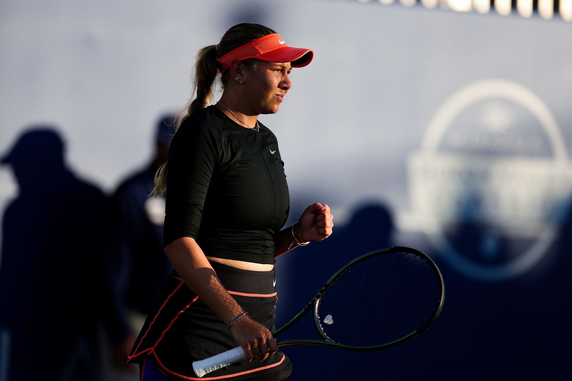 Amanda Anisimova lost in the first round at the US Open on Tuesday.
