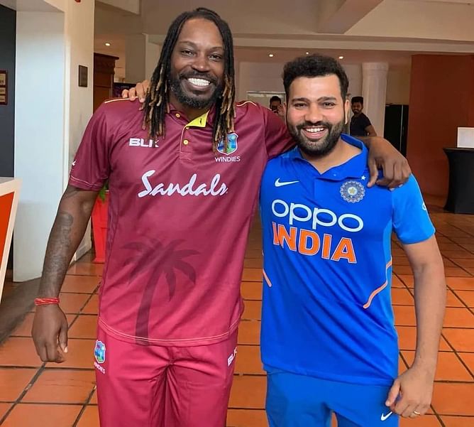 3 players who have hit the most international sixes