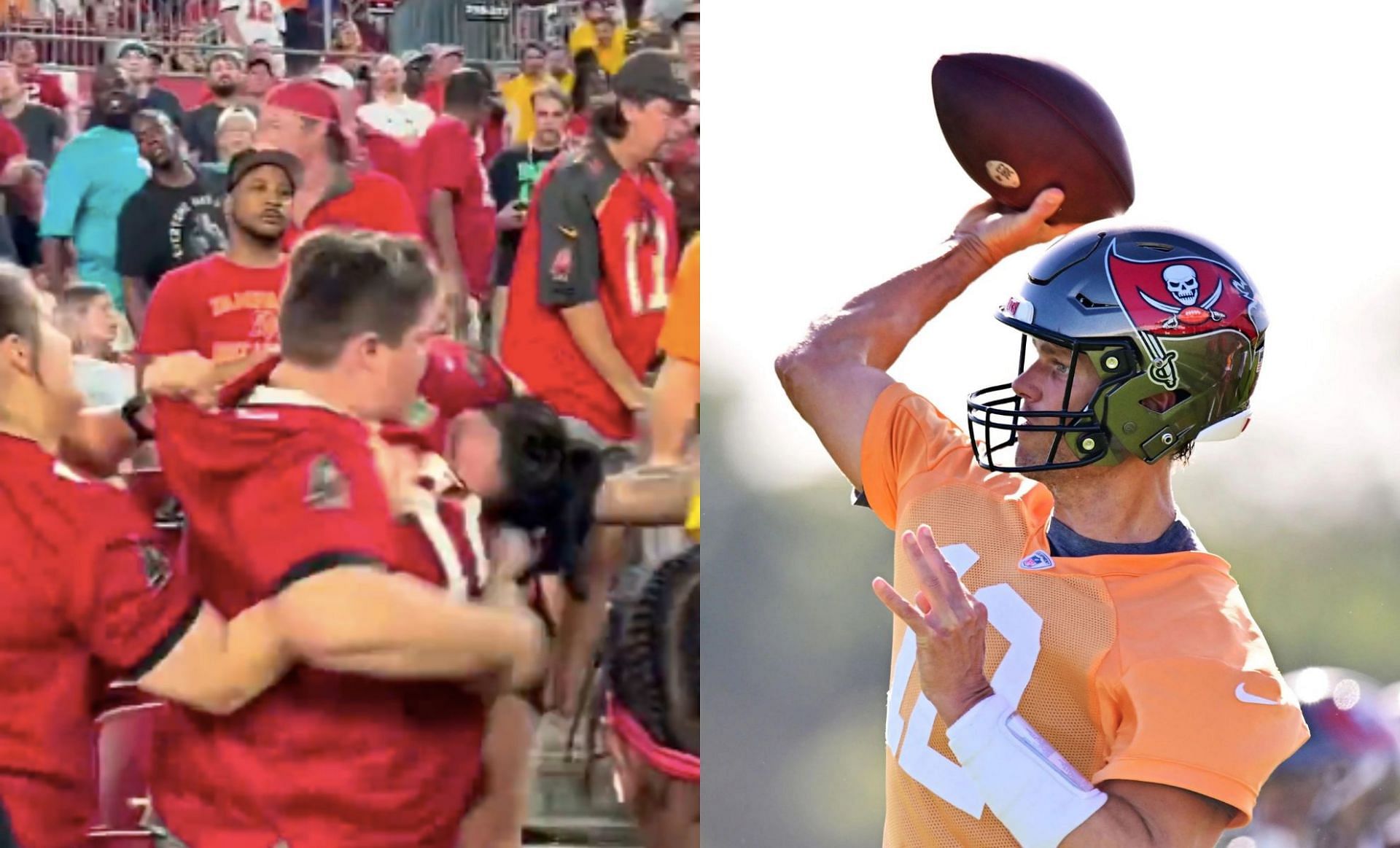 VIDEO: Bucs Fans Get Into Brawl in the Stands During Game Against