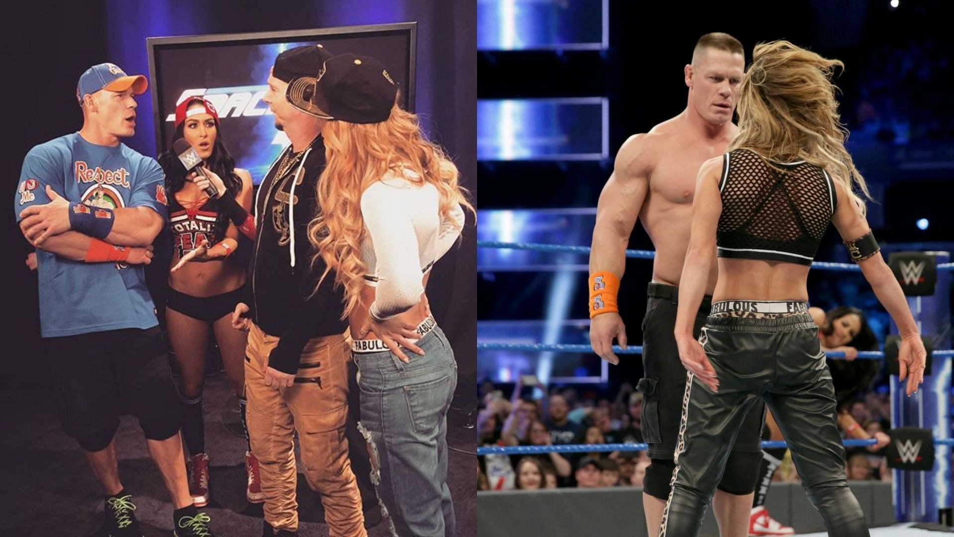 Rumors suggested that Carmella and John Cena dated a few years ago