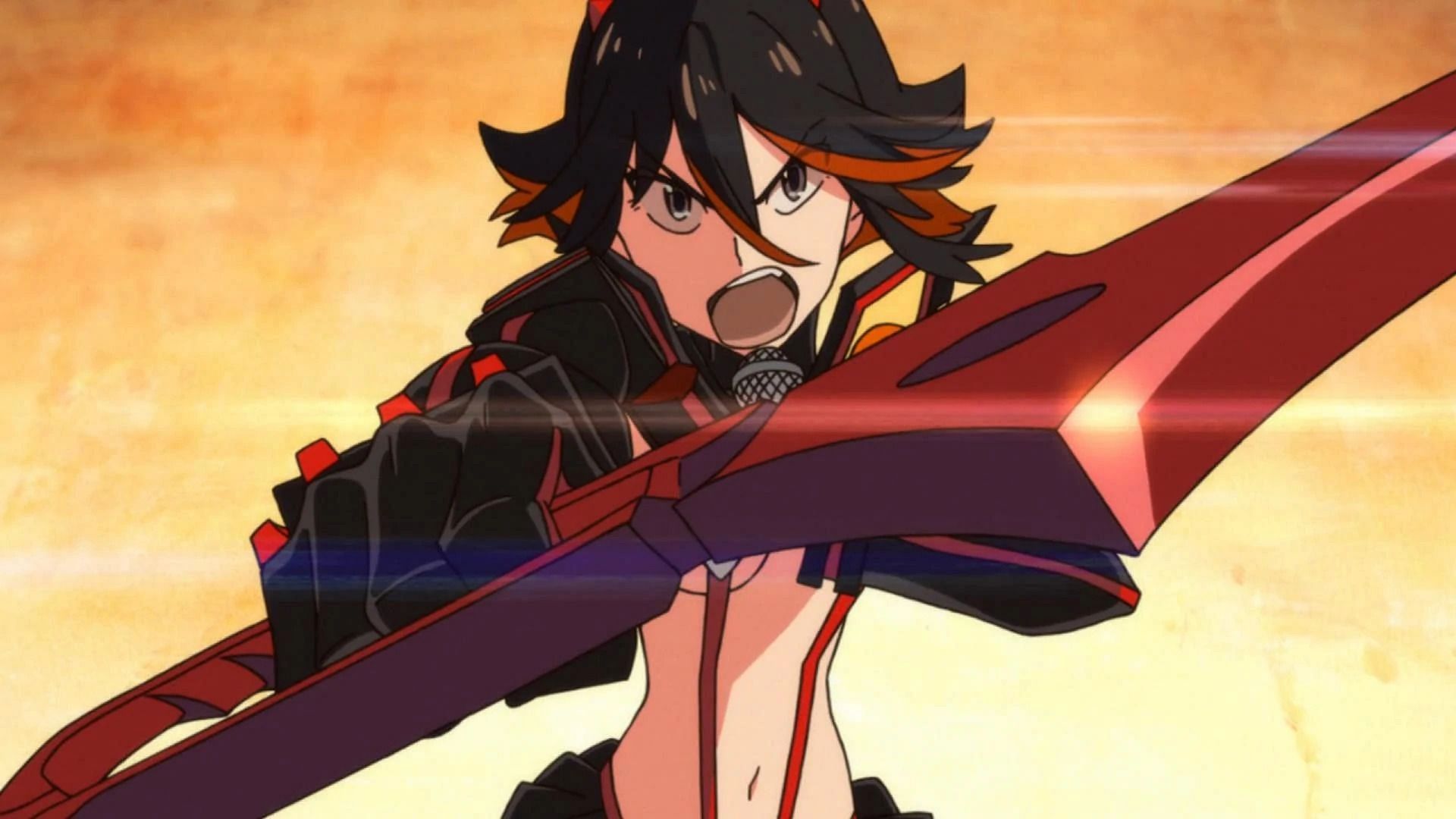 Ryuko using her power suit (Image via Studio TRIGGER)