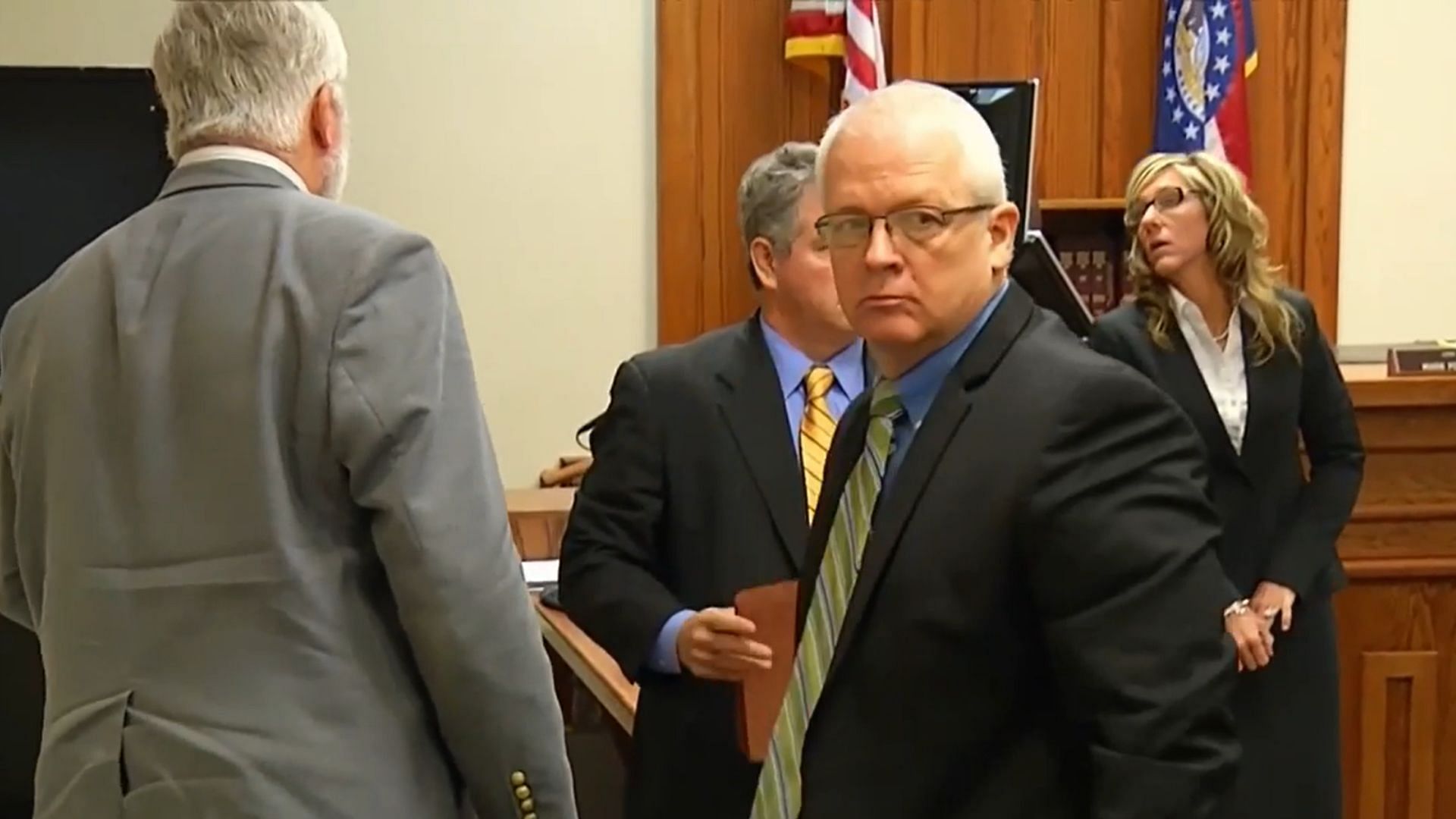 A still of Mark Porter inside the courtroom (Image Via NBC News)