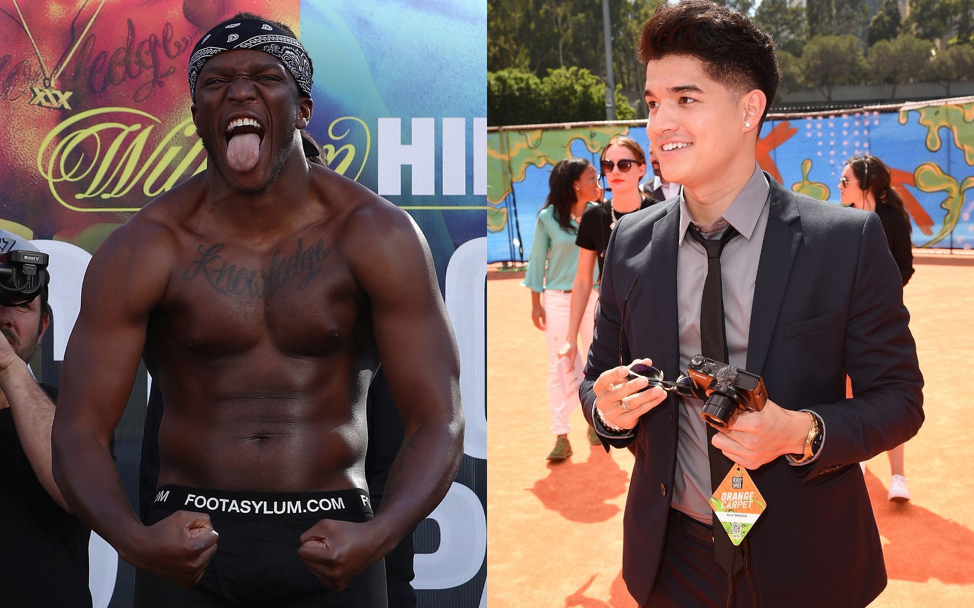 KSI reacts to his face-to-face against Alex Wassabi