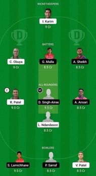 KEN vs NEP Grand Leaue Team.