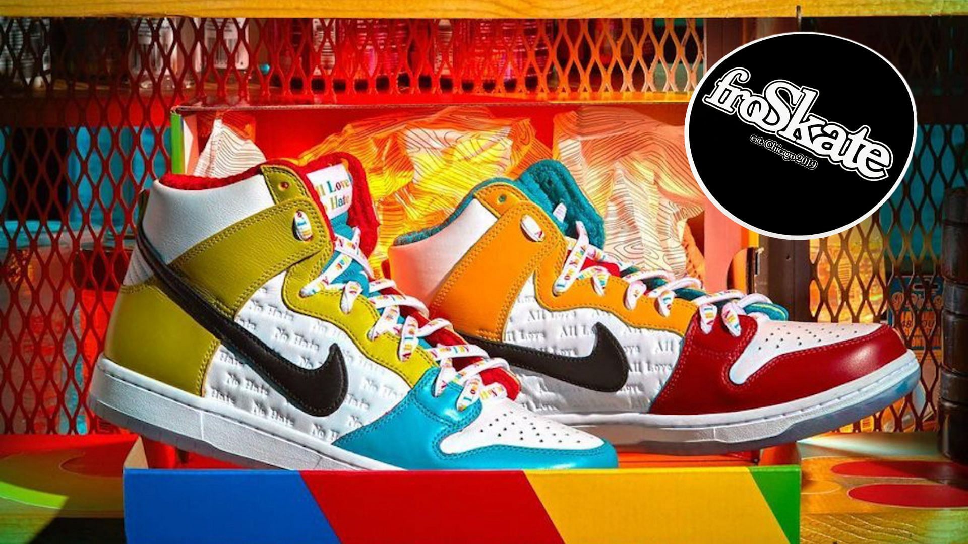 Where nike high tops sb to buy FroSkate x Nike SB Dunk High shoes? Price, release