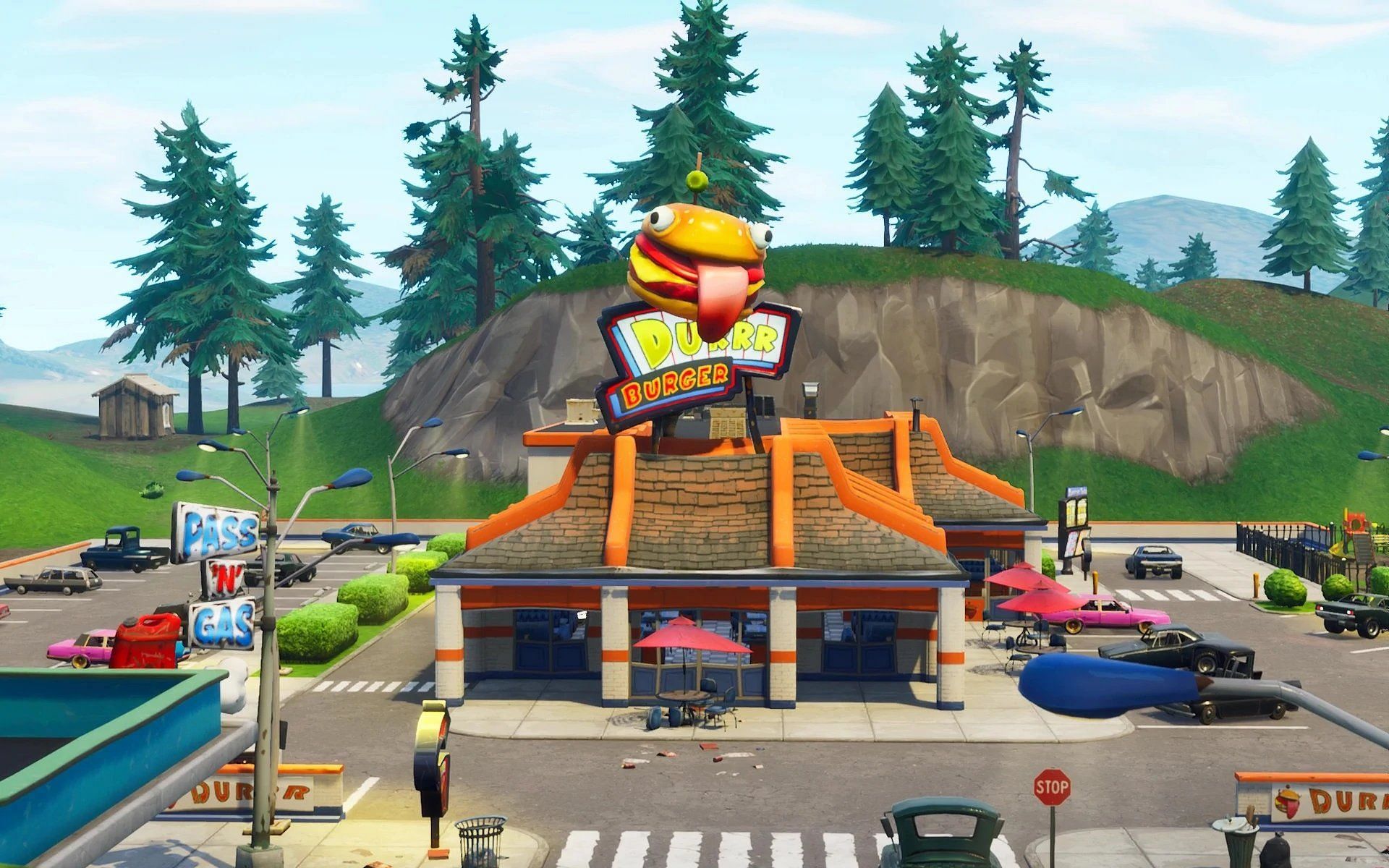 Greasy Grove has drastically changed over the past few years, but is still a great landing spot (Image via Epic Games)
