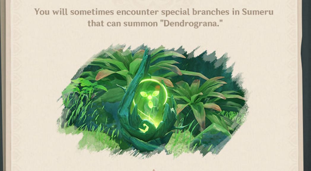 Dendrograna in Sumeru (Image via HoYoverse)