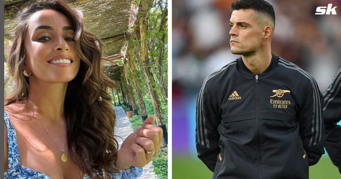 "He can't sleep the whole night when they lose" - Granit Xhaka's wife Leonita says Arsenal star gets really upset after a defeat