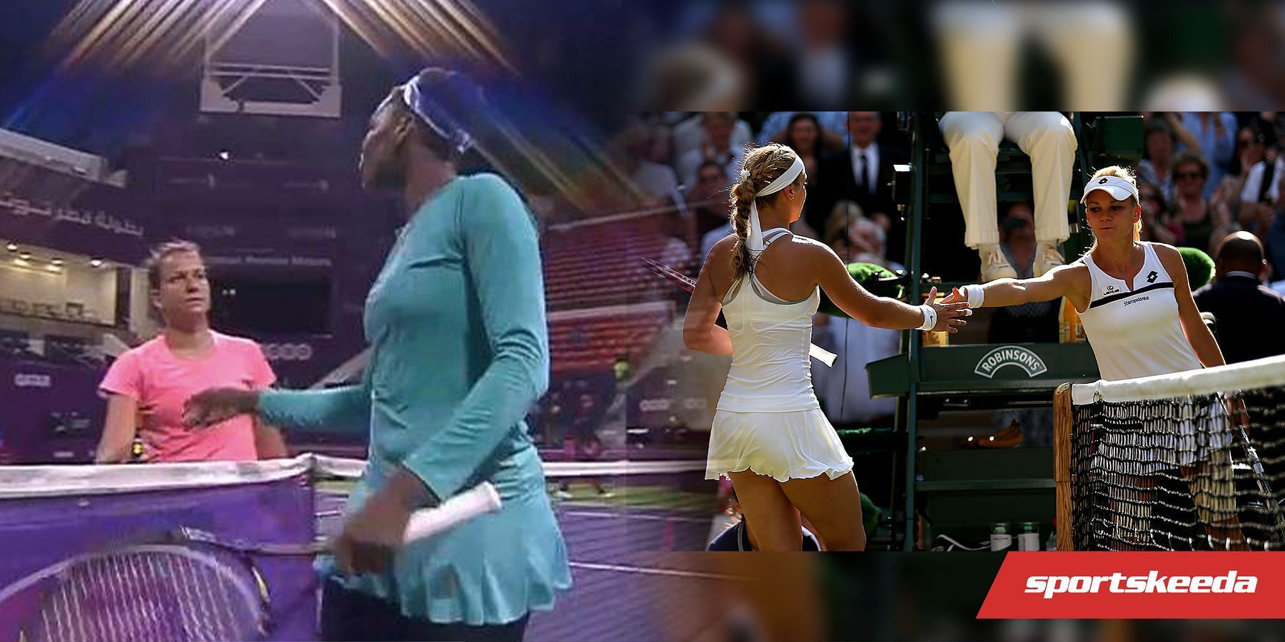 Venus Williams and Agnieszka Radwanska were involved in some of the coldest handshakes in women&#039;s tennis