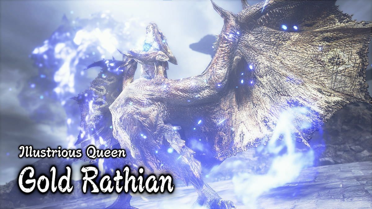 The Gold Rathian will be a tough challenge for many Monster Hunter Rise: Sunbreak players (Image via Capcom)