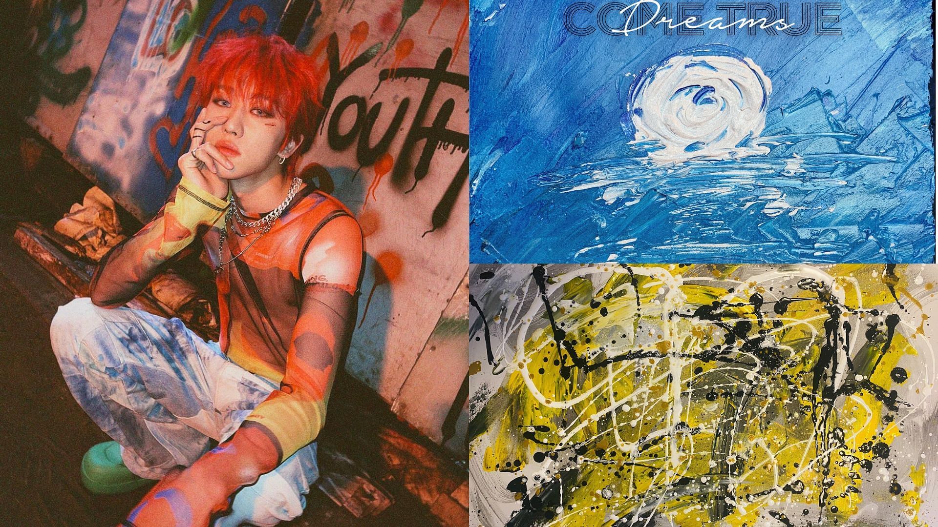 Minghao, aka The8, is a talented painter (Images via Instagram/@xuminghao_o and Twitter)