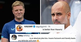 "At his devastating, brilliant, magnificent best" "Best player outside the top 6" - Fans blown away by Newcastle star's incredible performance against Manchester City