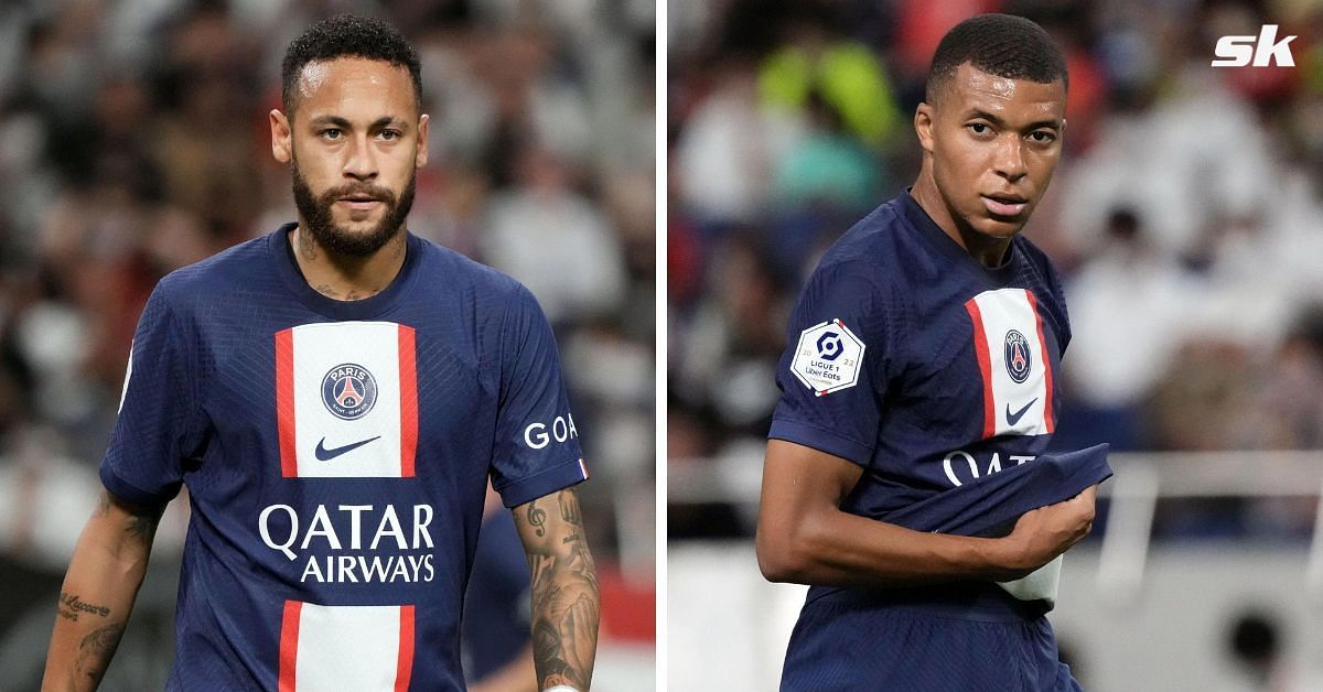 Staying put? Kylian Mbappe & Neymar figure prominently in PSG away kit  reveal despite transfer talk raging around superstar forwards