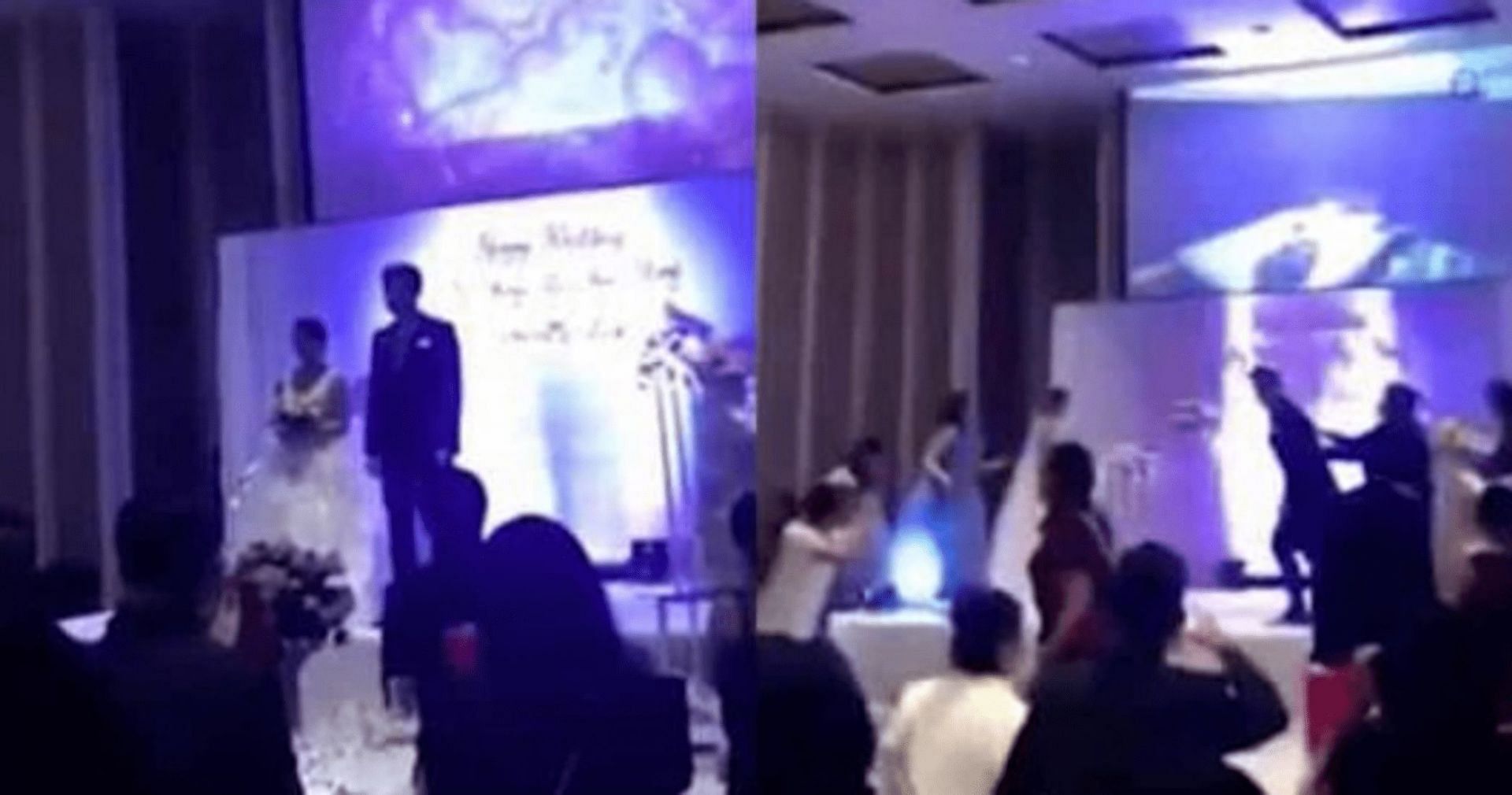 Video of groom exposing bride for cheating goes viral on TikTok (Image via TikTok)