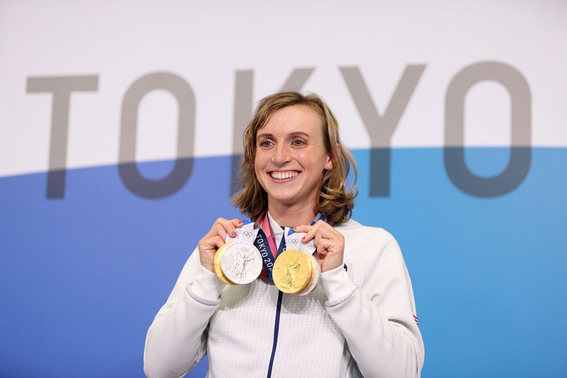 Katie Ledecky has quite a few medals at the Olympic Games (Image via Getty)