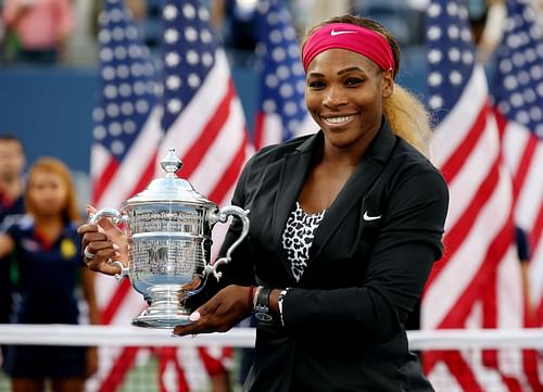 Serena Williams last won the US Open trophy in 2014.