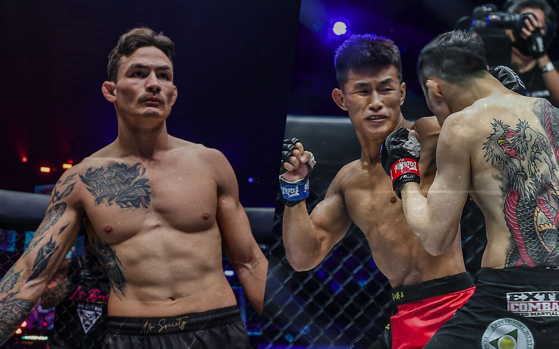 Thanh Le (left) and Tang Kai (right). [Photos via ONE Championship]