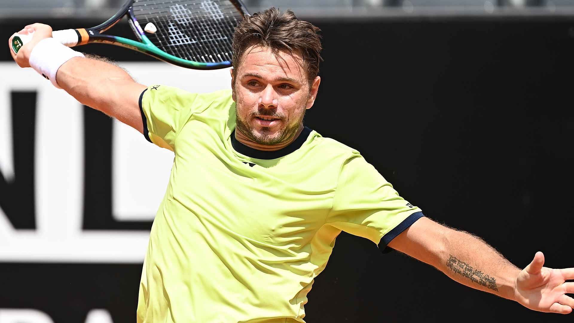 Stan Wawrinka fought back well in the second set