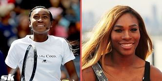 "I remember trying to hit the serve so hard" - Coco Gauff recalls acting as Serena Williams' body double in a commercial