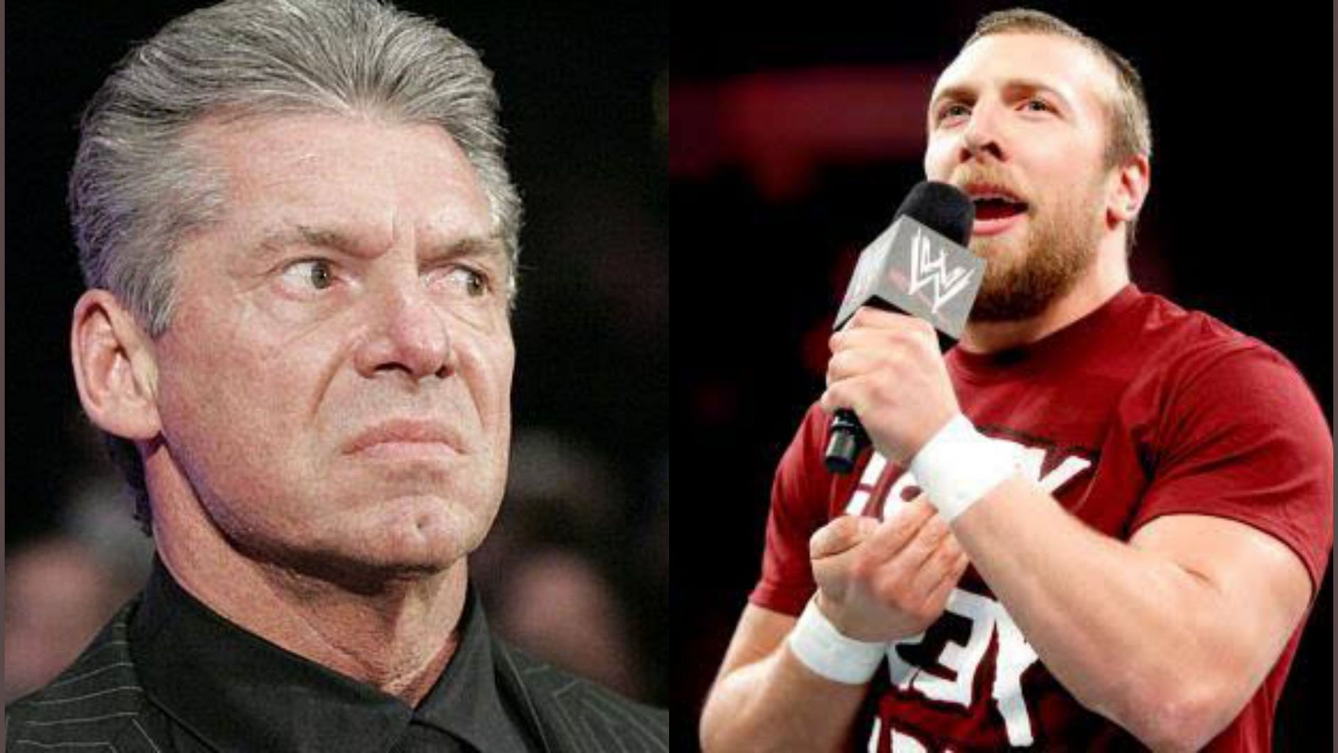 Vince McMahon (L) and Daniel Bryan (R).
