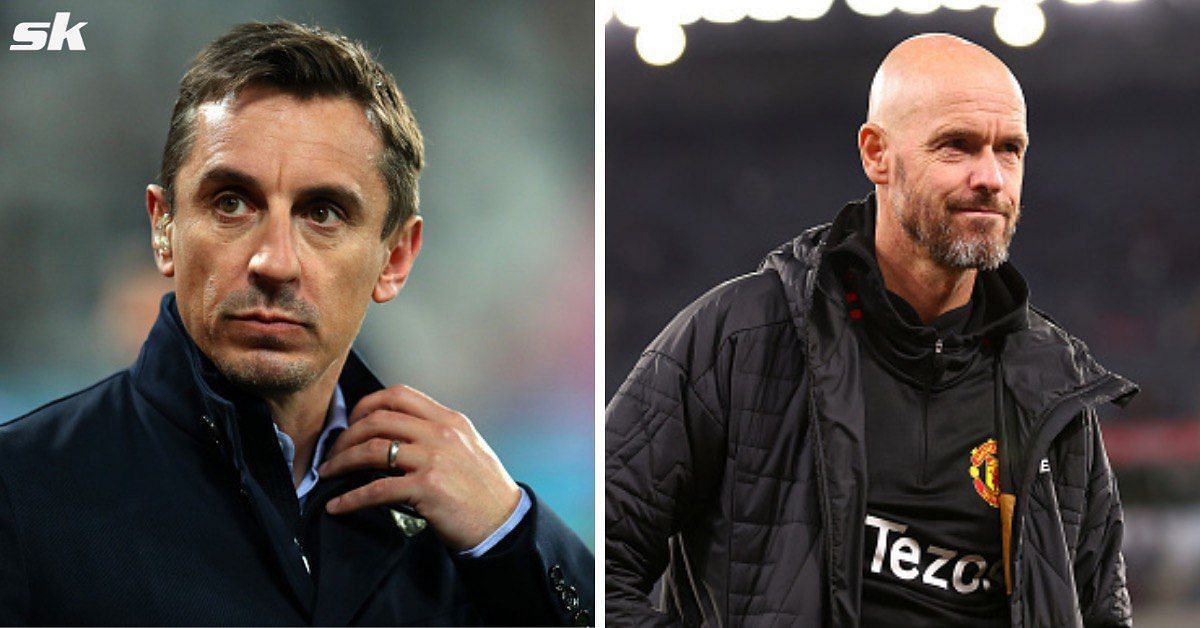 Gary Neville feels Man United have not supported Erik ten Hag in the summer transfer market