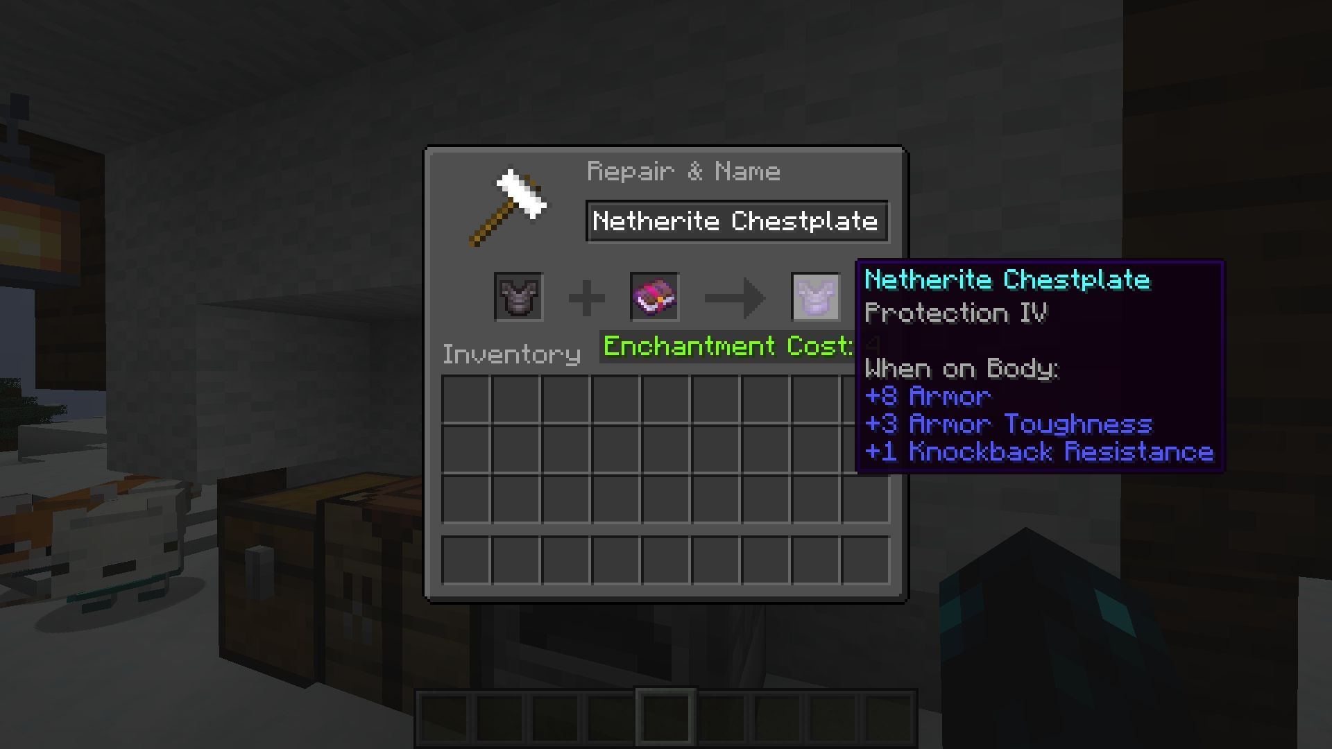 Protection enchantment in Minecraft (Image via Mojang)